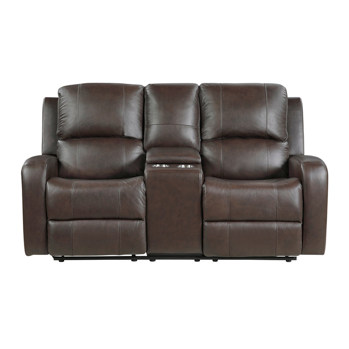 Austin - Double Reclining Love Seat with Center Console