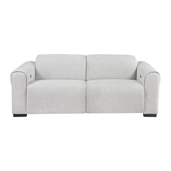 McPherson - (2)Power Double Reclining Love Seat with Power Headrests, Charging Ports