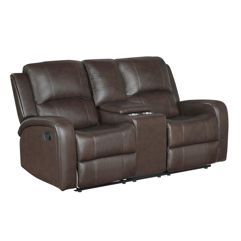 Austin - Double Reclining Love Seat with Center Console