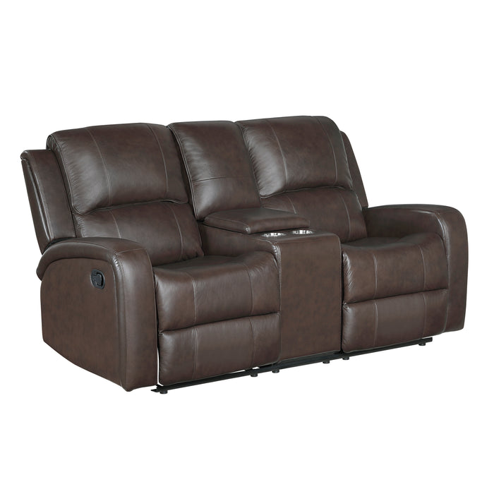 Austin - Double Reclining Love Seat with Center Console