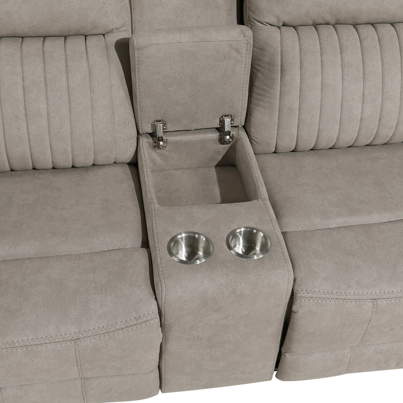 Dean - Double Reclining Love Seat with Center Console