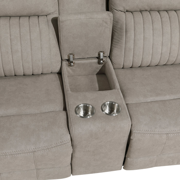 Dean - Double Reclining Love Seat with Center Console