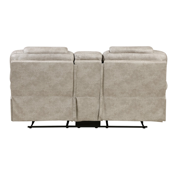 Gainesville - Double Reclining Love Seat with Center Console