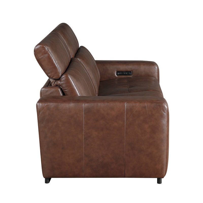 Sutton - (2)Power Double Reclining Love Seat with Power Headrests and Charging Ports