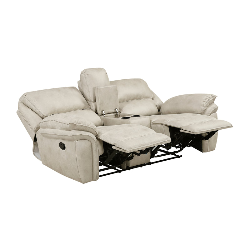 Proctor - Double Reclining Love Seat with Center Console