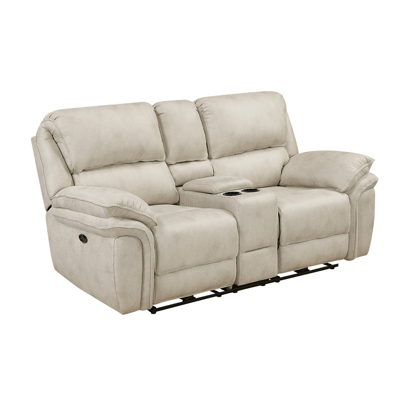 Proctor - Power Double Reclining Love Seat with Center Console