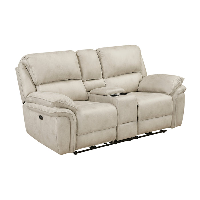 Proctor - Power Double Reclining Love Seat with Center Console