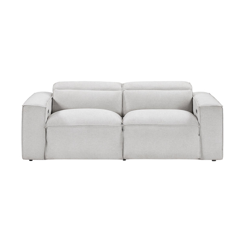 Phoebe - (2)Power Double Reclining Love Seat with Power Headrests