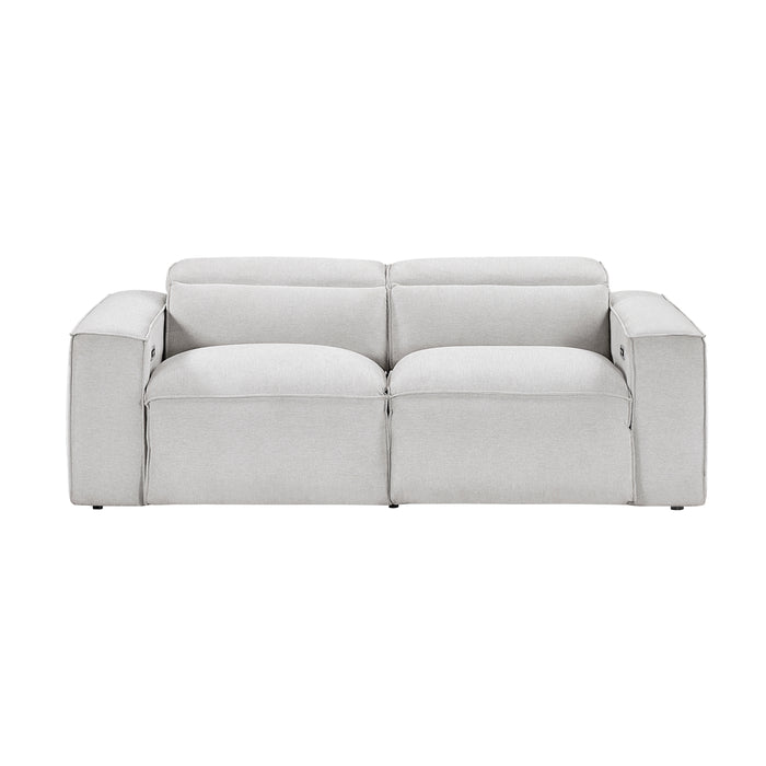 Phoebe - (2)Power Double Reclining Love Seat with Power Headrests