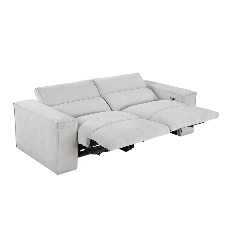 Phoebe - (2)Power Double Reclining Love Seat with Power Headrests