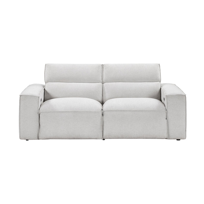 Phoebe - (2)Power Double Reclining Love Seat with Power Headrests