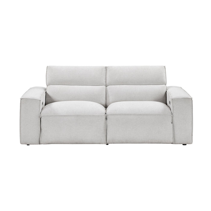Phoebe - (2)Power Double Reclining Love Seat with Power Headrests