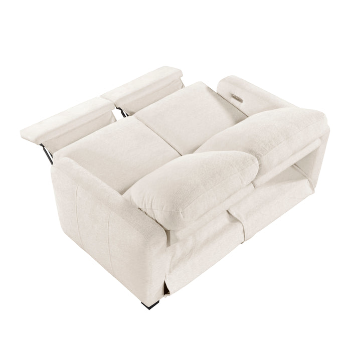 Vera - Power Double Reclining Love Seat with USB Charging Ports