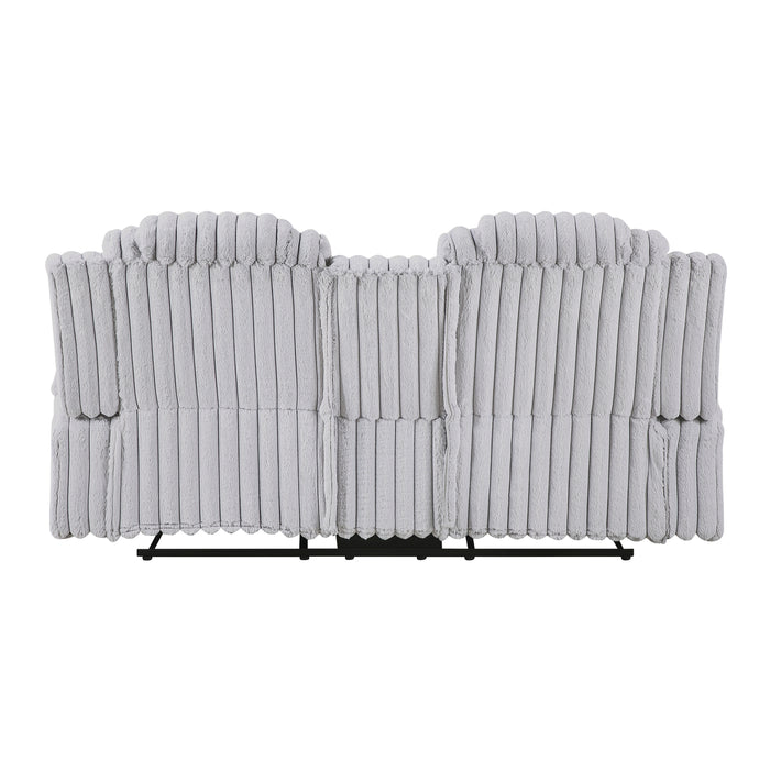Phyllis - Double Reclining Love Seat with Center Console and Cup Holders