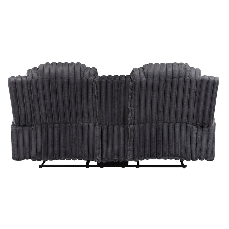 Phyllis - Double Reclining Love Seat with Center Console and Cup Holders