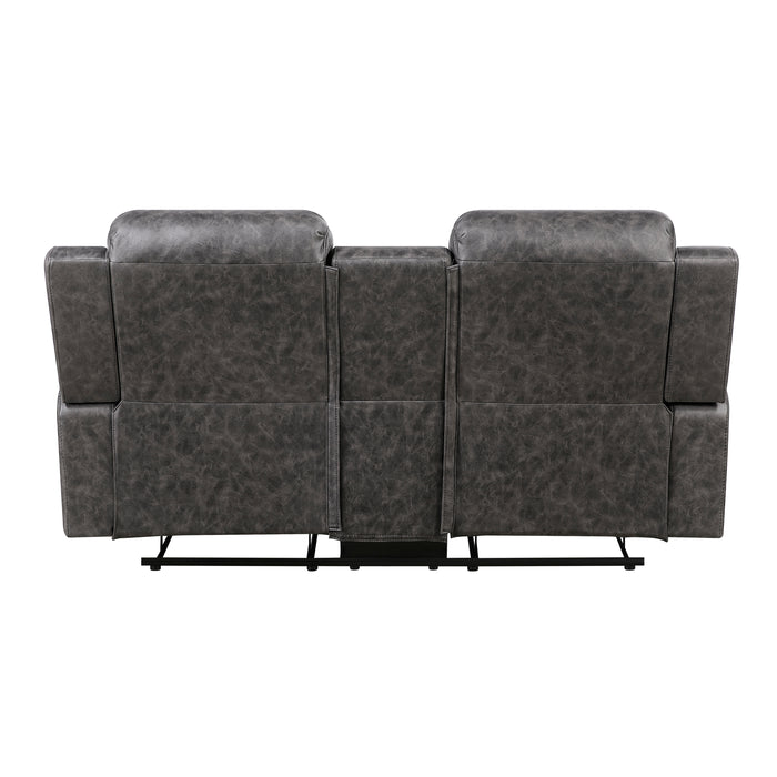 Hearth - Double Reclining Love Seat with Center Console