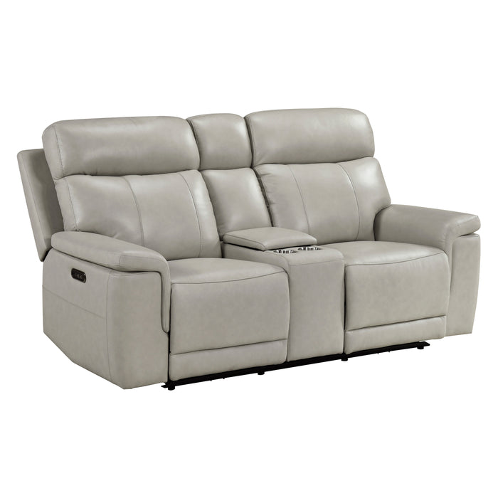 - Power Double Reclining Love Seat with Power Headrest and Center Console