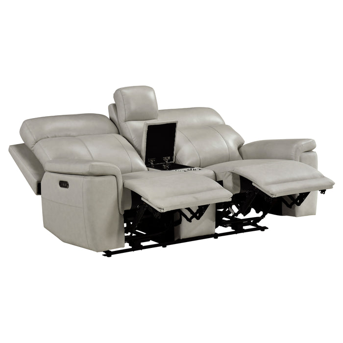 - Power Double Reclining Love Seat with Power Headrest and Center Console