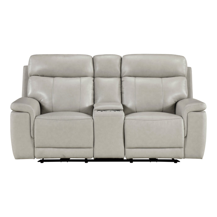 - Power Double Reclining Love Seat with Power Headrest and Center Console