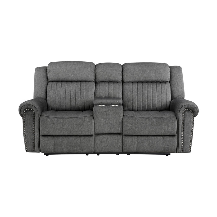 Brennen - Power Double Reclining Love Seat with Center Console