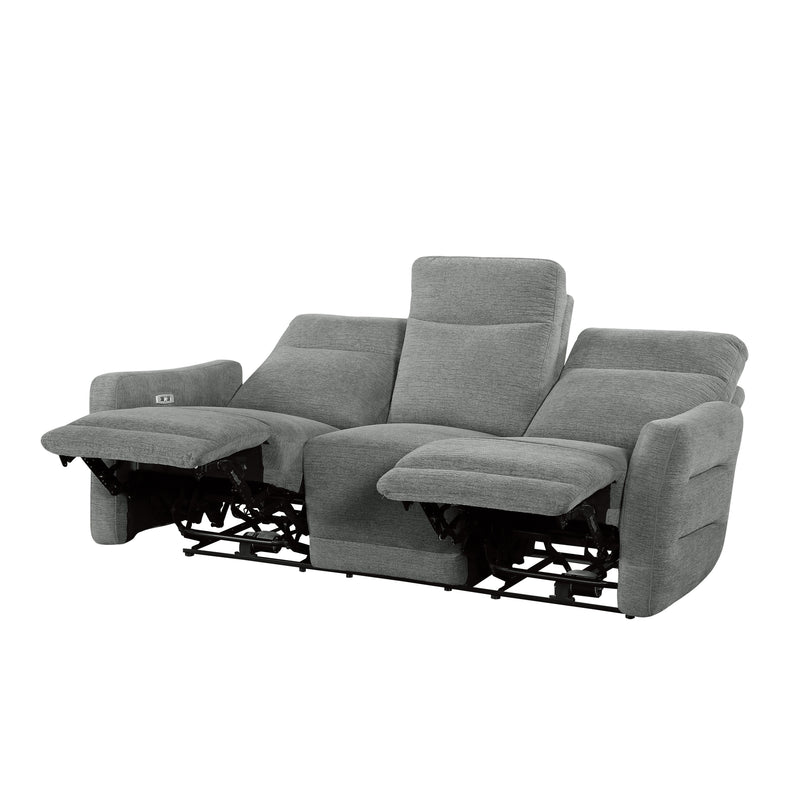 Edition - Power Double Lay Flat Reclining Sofa with Power Headrests and USB Ports