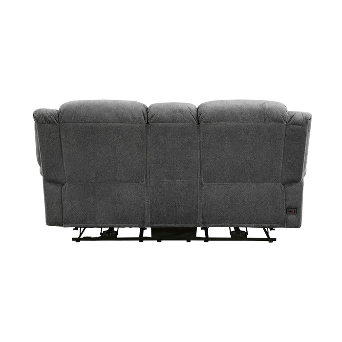 Brennen - Power Double Reclining Love Seat with Center Console