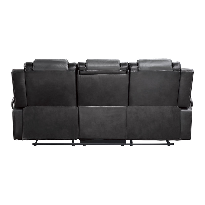 Briscoe - Double Reclining Sofa with Center Drop-Down Cup Holders