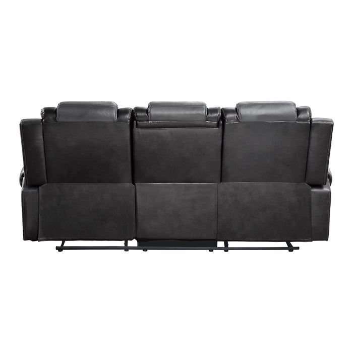 Briscoe - Double Reclining Sofa with Center Drop-Down Cup Holders