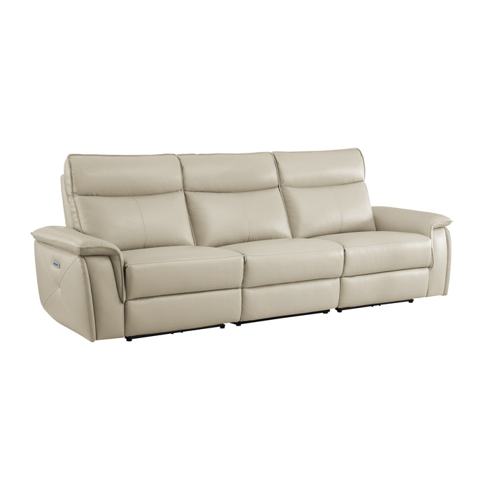 Maroni - (3)Power Double Reclining Sofa with Power Headrests