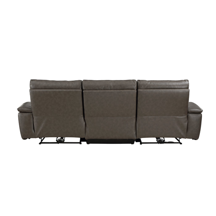 Maroni - (3)Power Double Reclining Sofa with Power Headrests