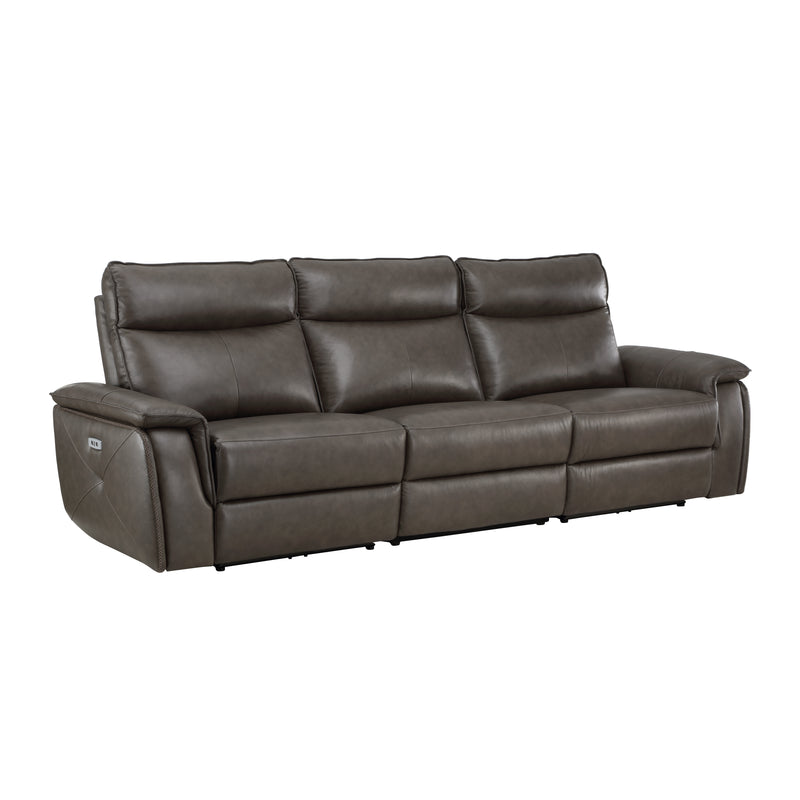 Maroni - (3)Power Double Reclining Sofa with Power Headrests