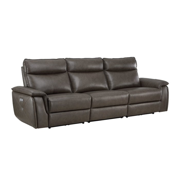 Maroni - (3)Power Double Reclining Sofa with Power Headrests