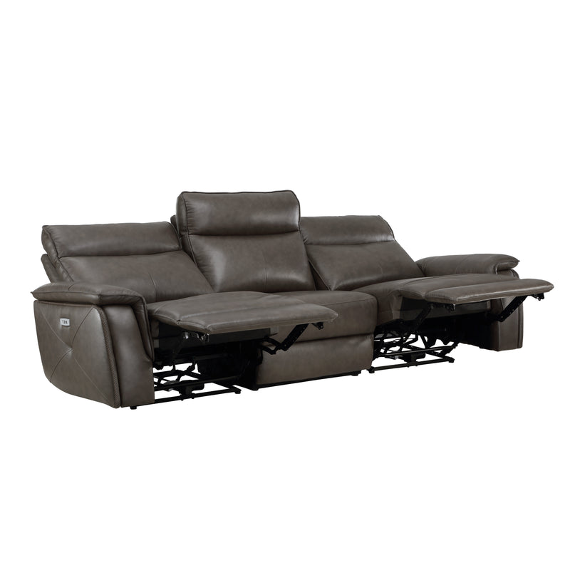 Maroni - (3)Power Double Reclining Sofa with Power Headrests