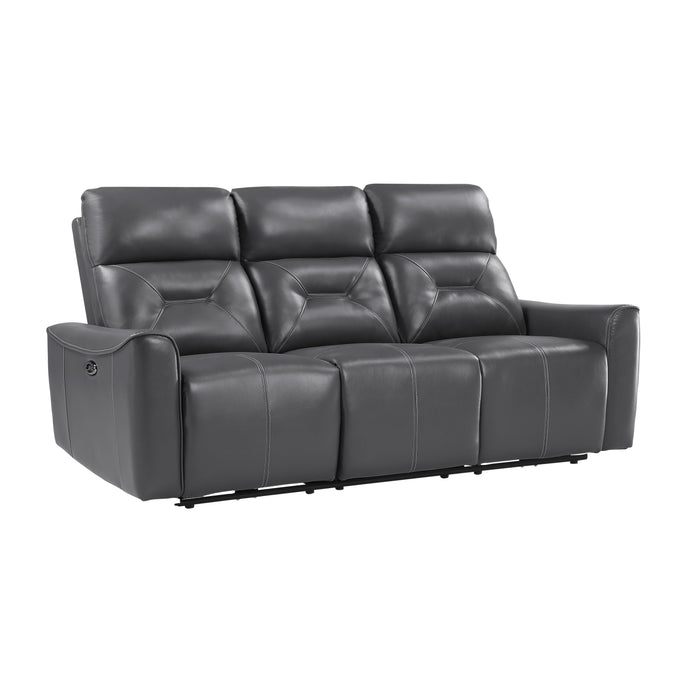Burwell - Power Double Reclining Sofa with USB Ports
