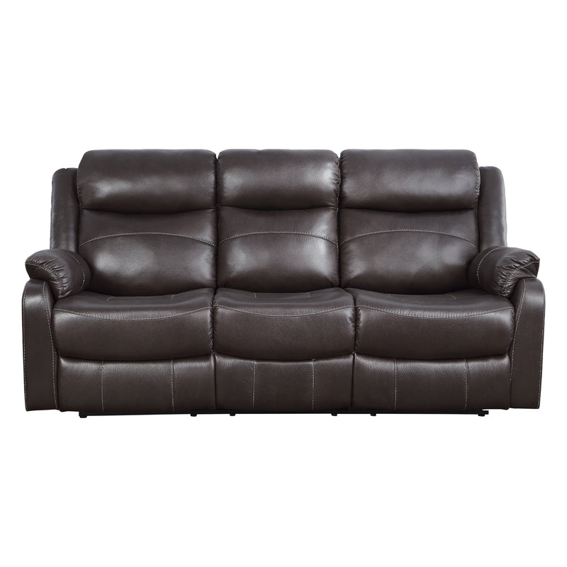 Yerba - Double Lay Flat Reclining Sofa with Center Drop-Down Cup Holders