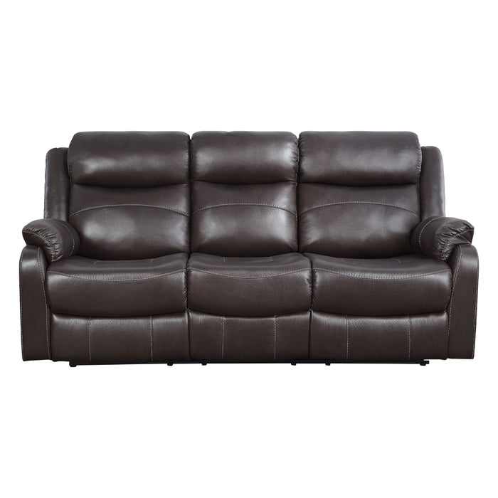 Yerba - Double Lay Flat Reclining Sofa with Center Drop-Down Cup Holders