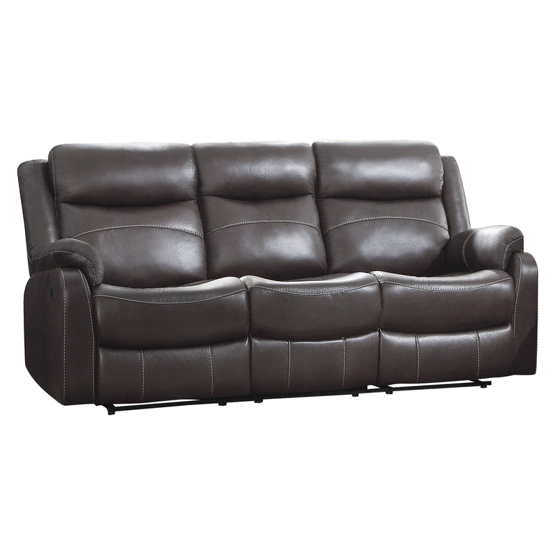 Yerba - Double Lay Flat Reclining Sofa with Center Drop-Down Cup Holders