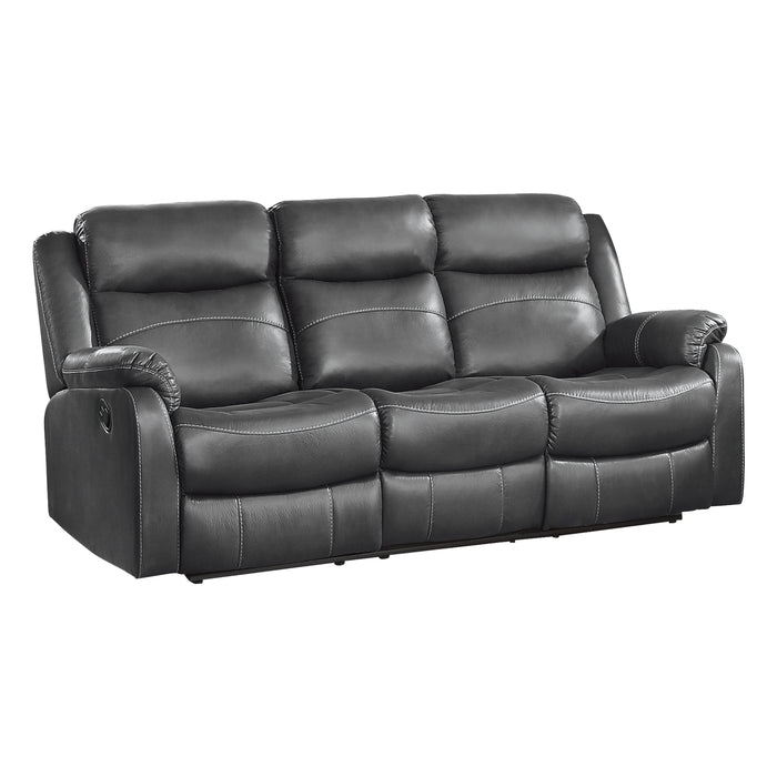 Yerba - Double Lay Flat Reclining Sofa with Center Drop-Down Cup Holders