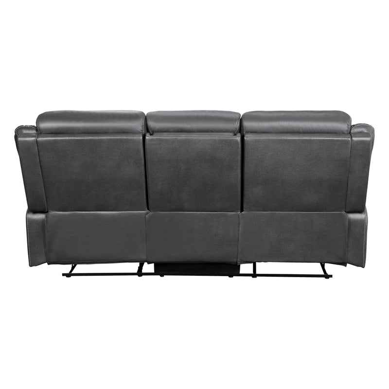 Yerba - Double Lay Flat Reclining Sofa with Center Drop-Down Cup Holders