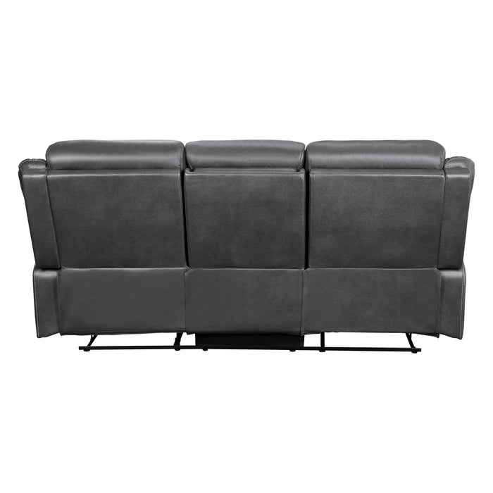 Yerba - Double Lay Flat Reclining Sofa with Center Drop-Down Cup Holders