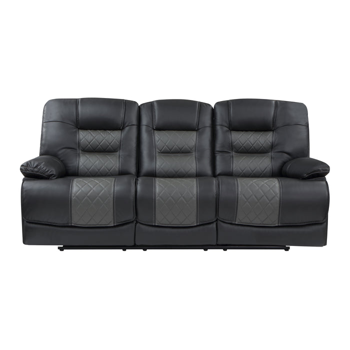 Fabian - Double Reclining Sofa with Center Drop-Down Cup Holders, Receptacles and USB Ports
