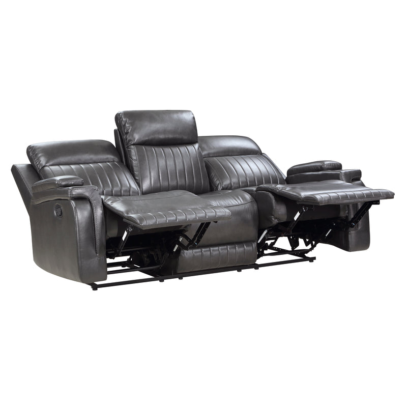 Broomfield - Double Reclining Sofa with Drop-Down Cup Holder