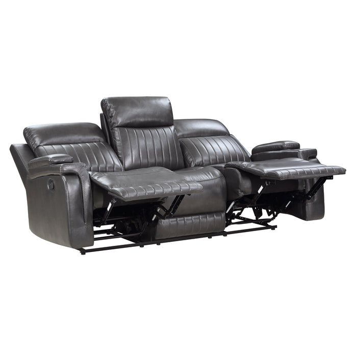 Broomfield - Double Reclining Sofa with Drop-Down Cup Holder