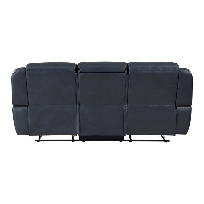 Littleton - Double Reclining Sofa with Center Drop-Down Cup Holders,Storage Pouch, Receptacles and USB Ports