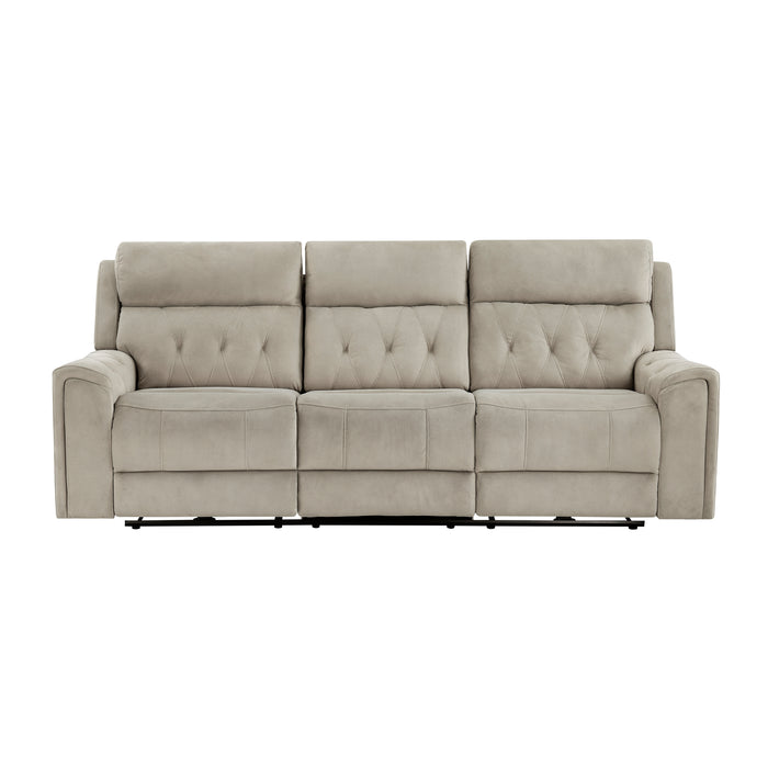 Celeste - Power Double Reclining Sofa with Power Headrests, Hidden Arms Cup Holders and Charging Ports