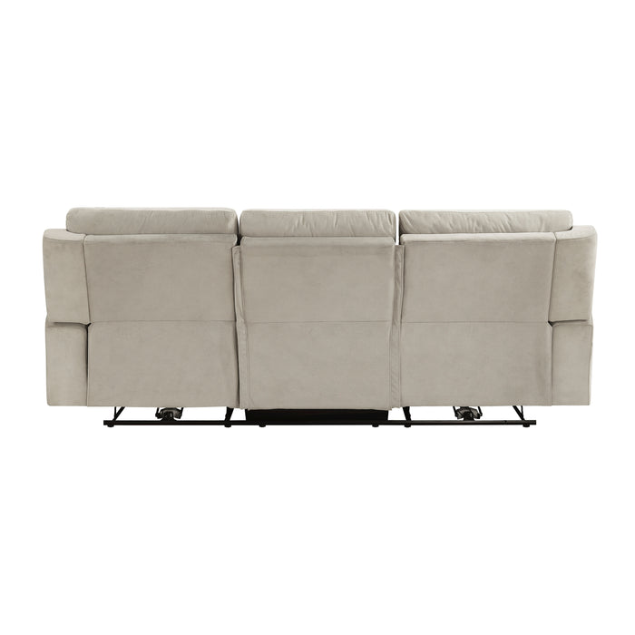 Celeste - Power Double Reclining Sofa with Power Headrests, Hidden Arms Cup Holders and Charging Ports