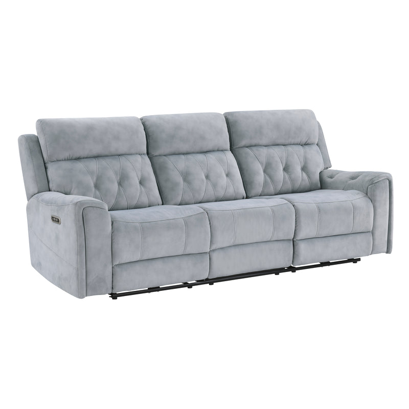 Celeste - Power Double Reclining Sofa with Power Headrests, Hidden Arms Cup Holders and Charging Ports