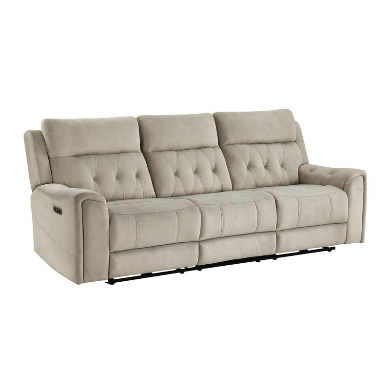 Celeste - Power Double Reclining Sofa with Power Headrests, Hidden Arms Cup Holders and Charging Ports