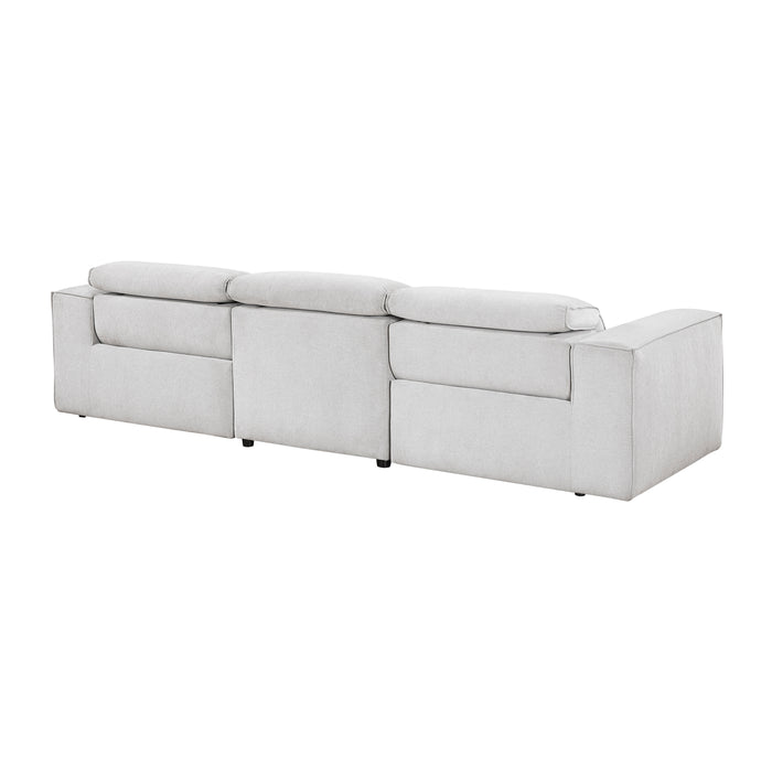Phoebe - (3) Power Double Reclining Sofa with Power Headrests