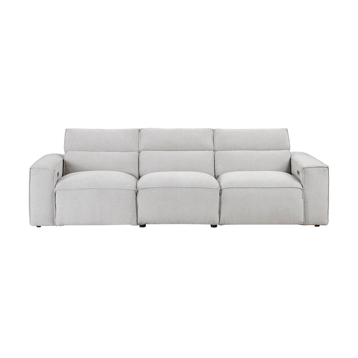 Phoebe - (3) Power Double Reclining Sofa with Power Headrests